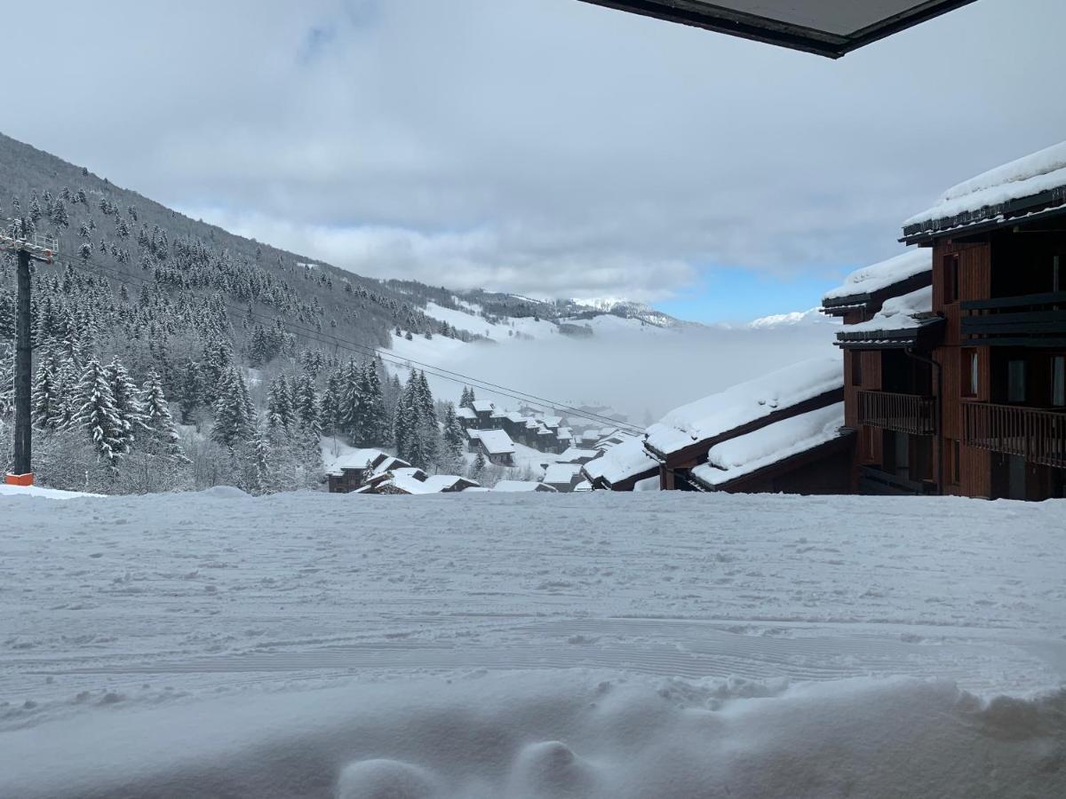 Valmorel Studio Skis Aux Pieds Exteriör bild