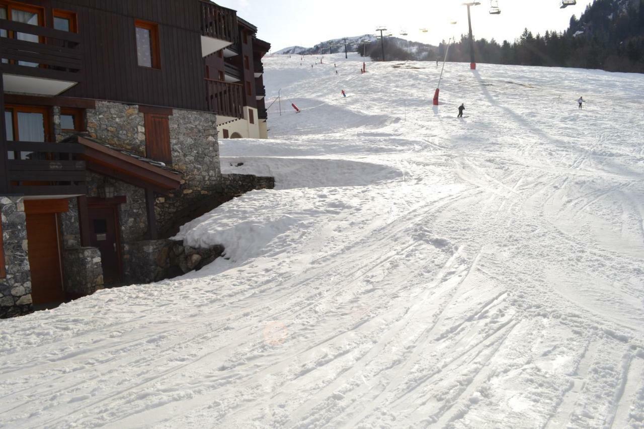 Valmorel Studio Skis Aux Pieds Exteriör bild