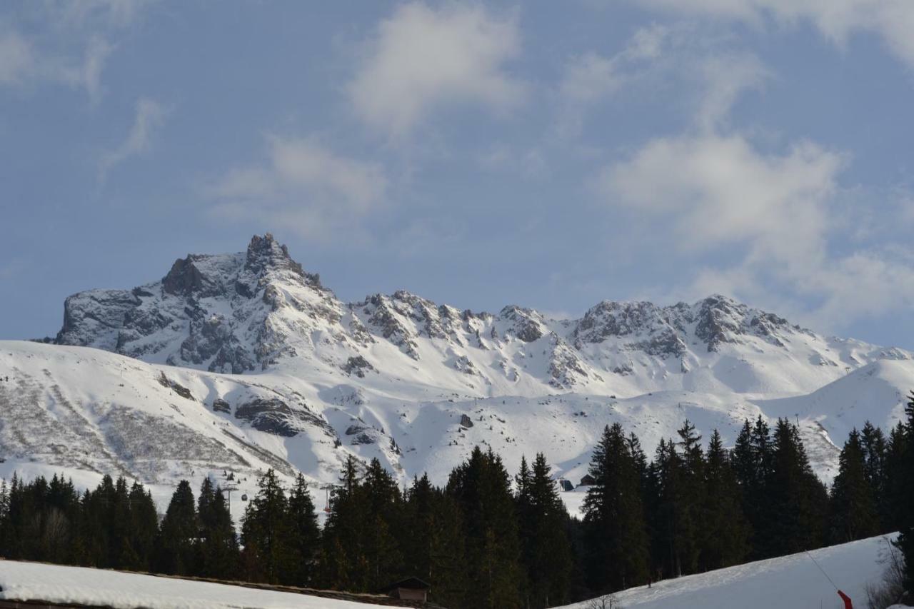 Valmorel Studio Skis Aux Pieds Exteriör bild