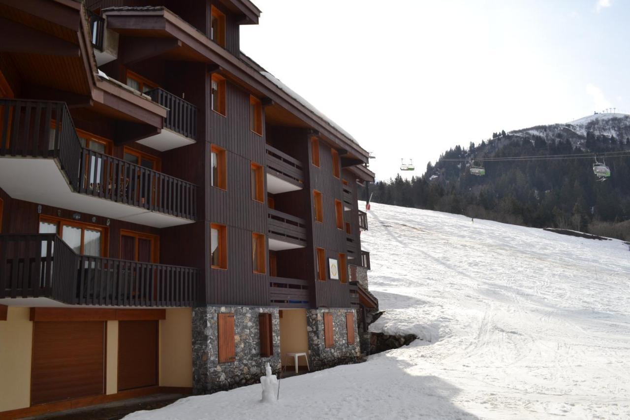 Valmorel Studio Skis Aux Pieds Exteriör bild