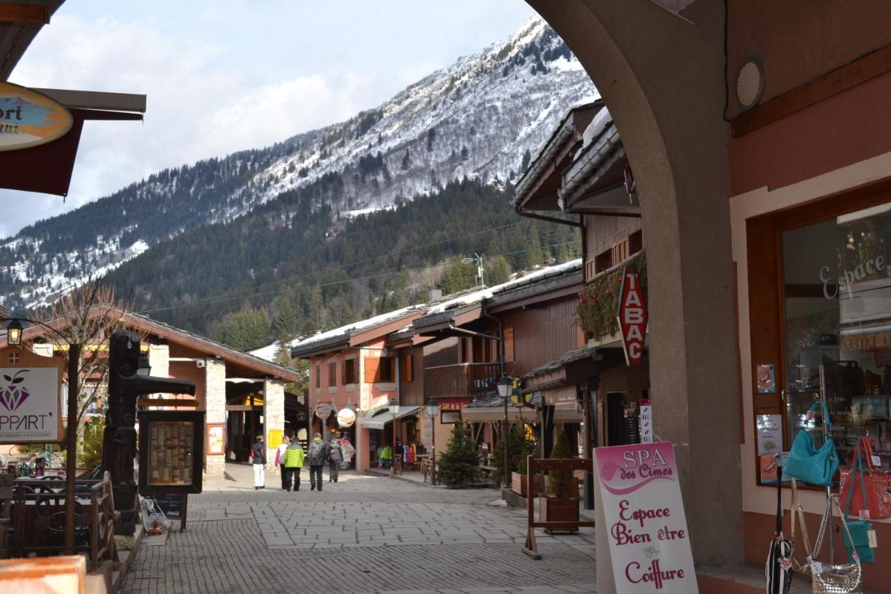 Valmorel Studio Skis Aux Pieds Exteriör bild